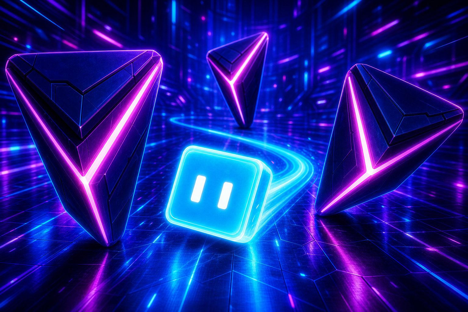 Cyan Weave Rush runner